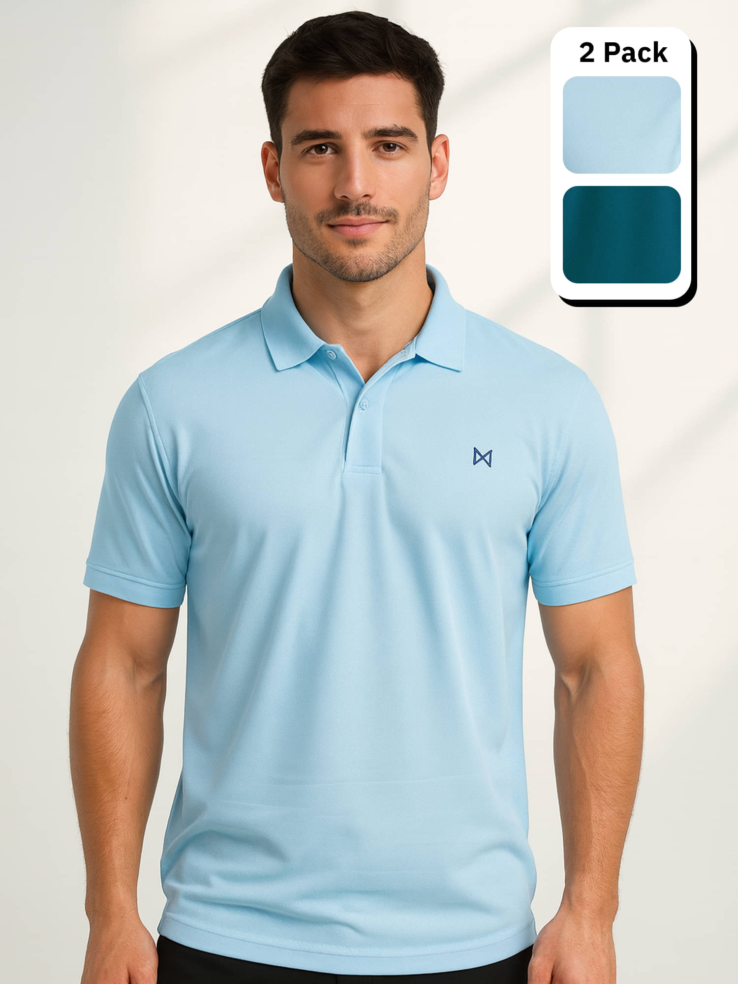 Force NXT Multicolor Polyester Regular Fit Men's Sports Polo T-Shirt ( Pack of 2 ) Force NXT Multicolor Polyester Regular Fit Men's Sports Polo T-Shirt ( Pack of 2 )