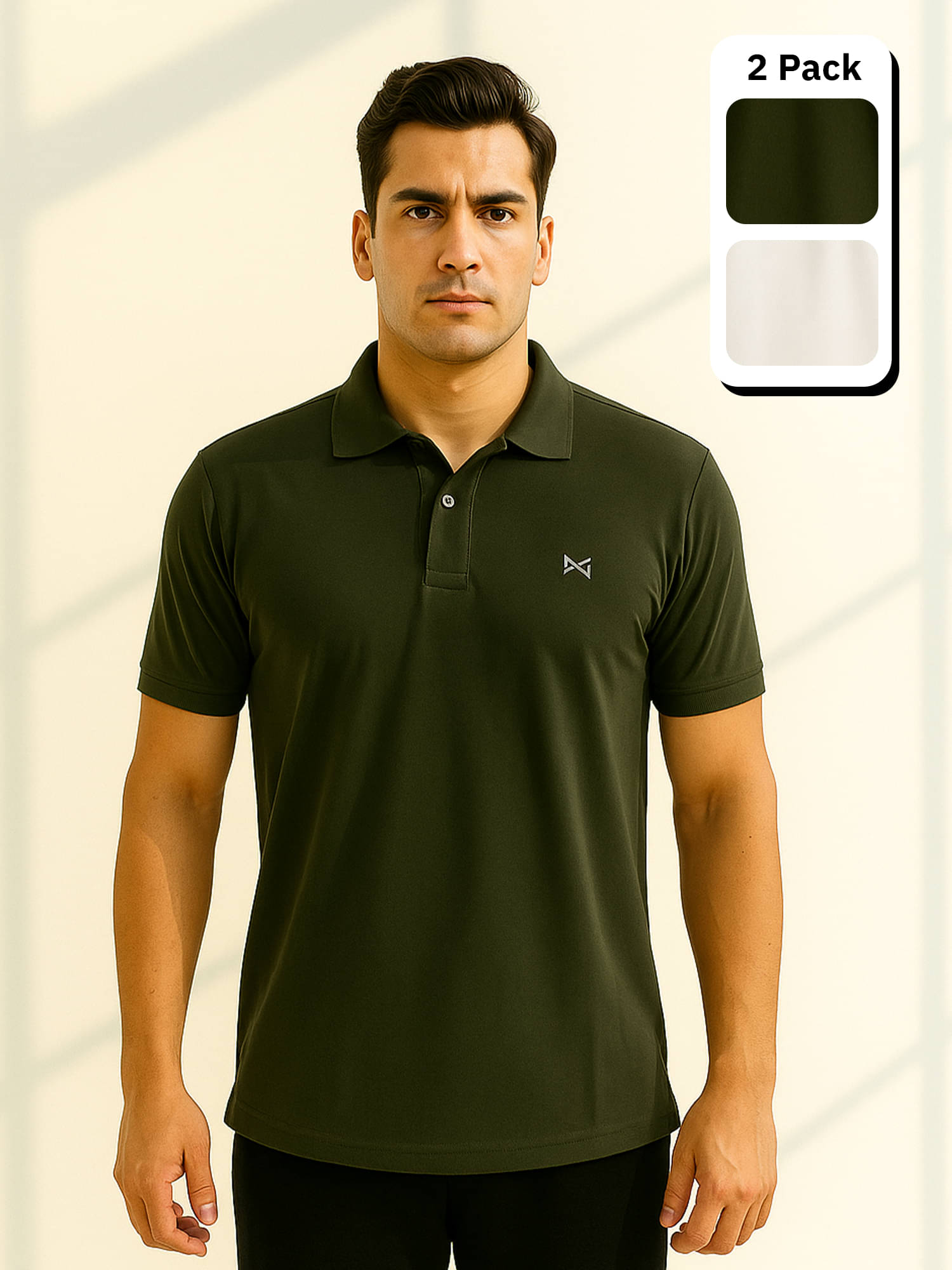 Force NXT Multicolor Polyester Regular Fit Men's Sports Polo T-Shirt ( Pack of 2 )     			Force NXT Multicolor Polyester Regular Fit Men's Sports Polo T-Shirt ( Pack of 2 )