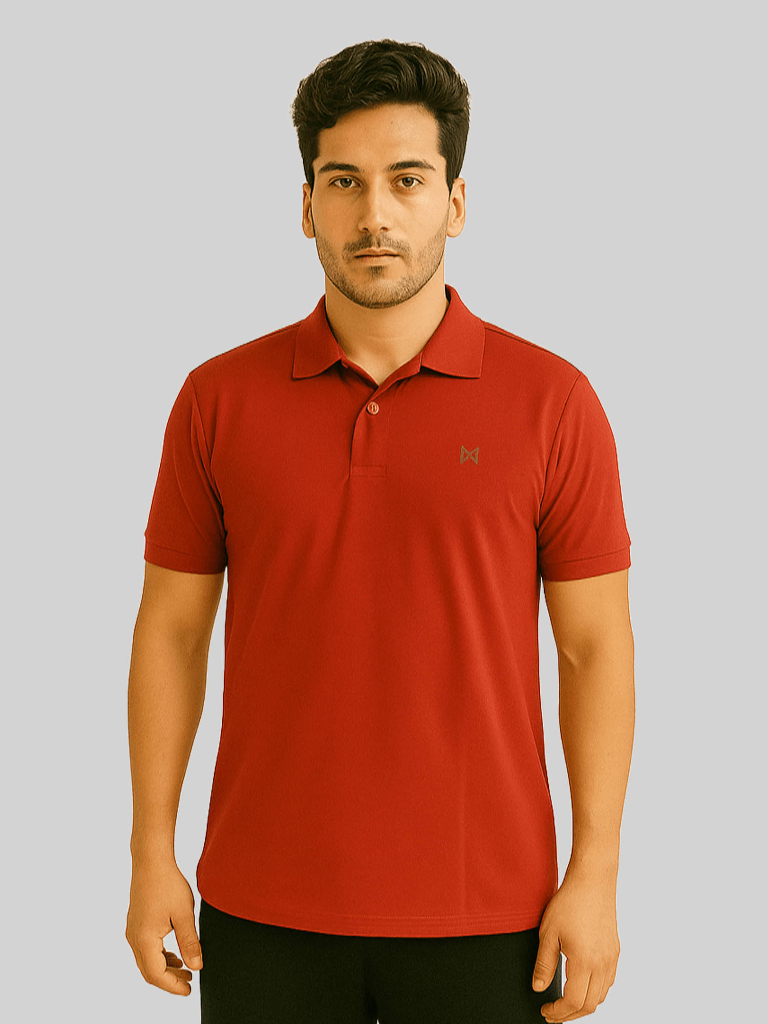     			Force NXT Red Polyester Regular Fit Men's Sports Polo T-Shirt ( Pack of 1 )