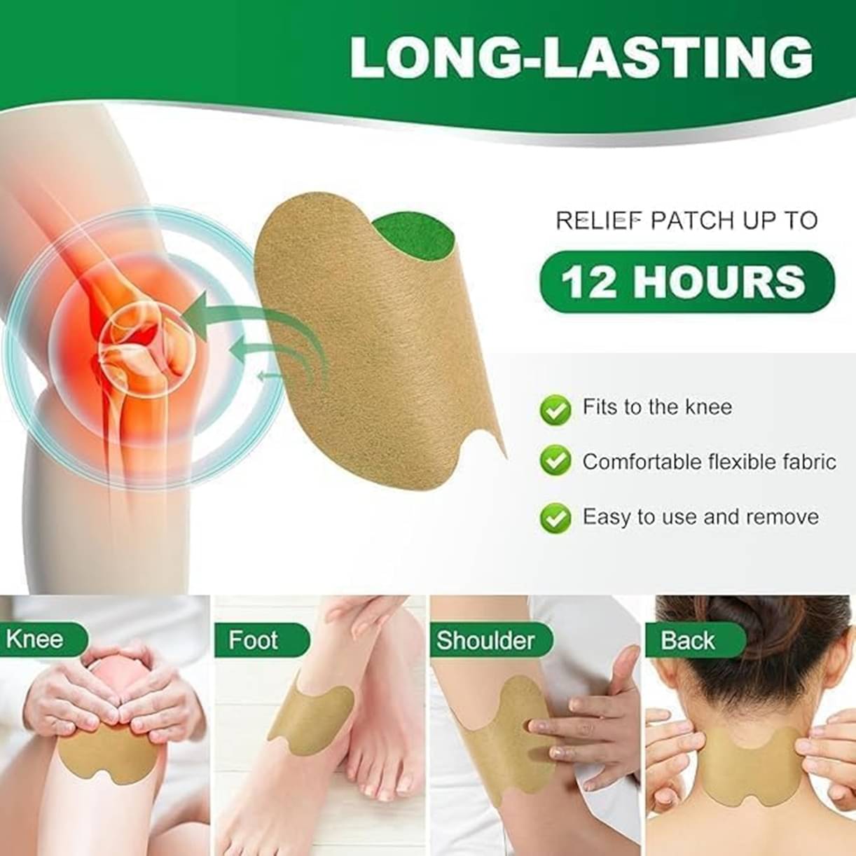     			Generic Unisex Knee Protection Pair of 5 Green ( Free Size - Size )