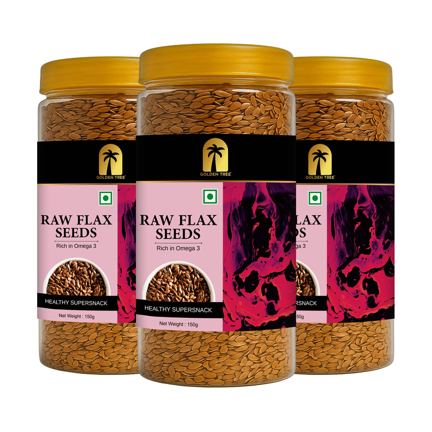     			Golden Tree Flax Seeds ( Pack of 3 )