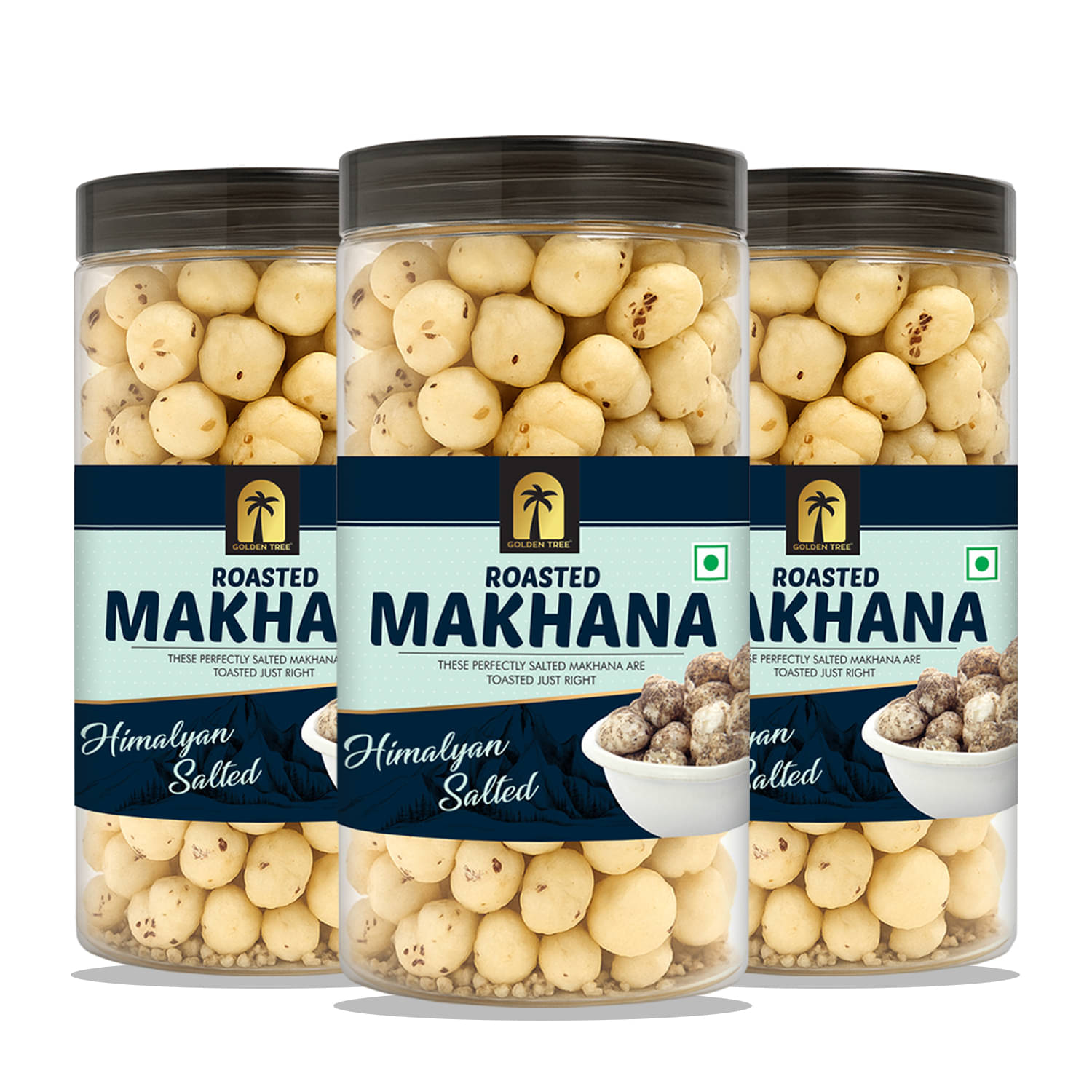     			Golden Tree Handpicked phool makhana/lotus seeds 100 g Pack of 3