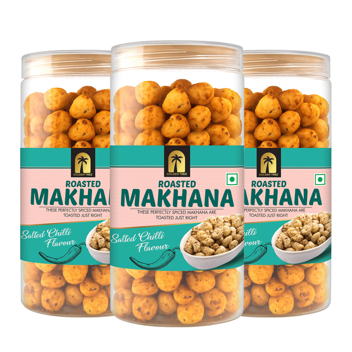     			Golden Tree Handpicked phool makhana/lotus seeds 100 g Pack of 3