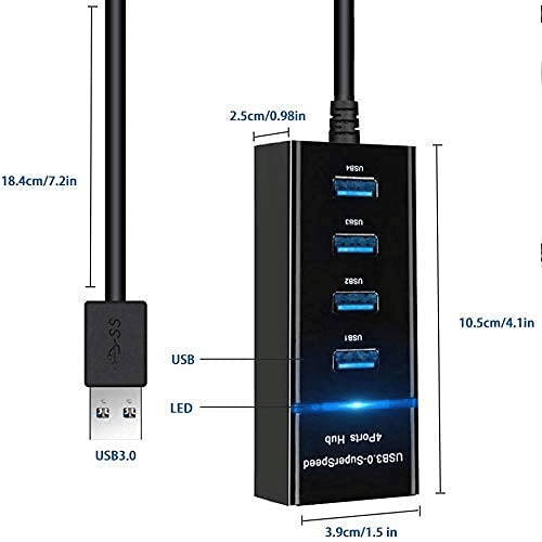     			HUG PUPPY 4 port USB Hub