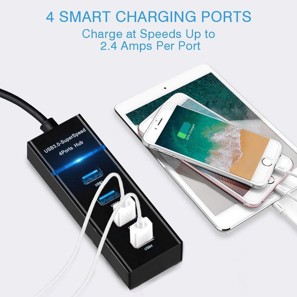     			HUG PUPPY 4 port USB Hub