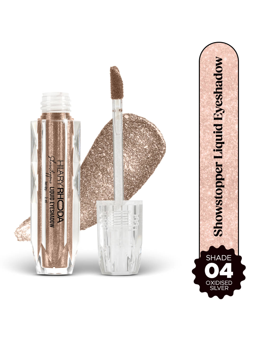     			Hilary Rhoda Silver Shimmer Gel Eye Shadow 24