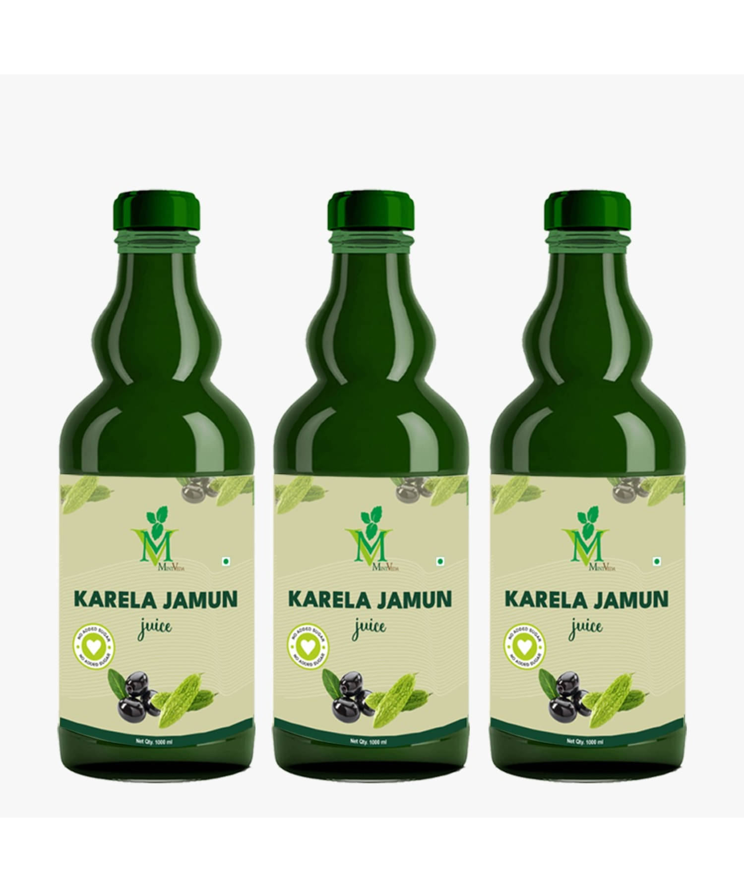 Karela Jamun sugar free Juice Pack of 3 - 1000ml Karela Jamun sugar free Juice Pack of 3 - 1000ml