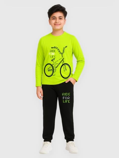 Kuchipoo Pack of 1 Boys Cotton Blend T-Shirt & Pants Set ( Multicolor 1 ) Kuchipoo Pack of 1 Boys Cotton Blend T-Shirt & Pants Set ( Multicolor 1 )