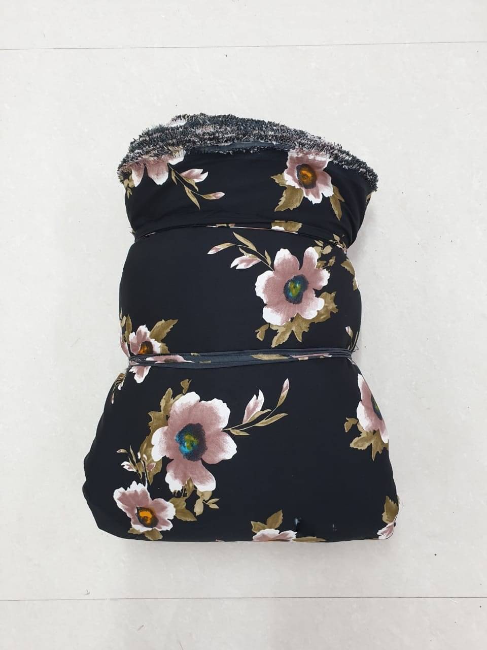     			MK Fashion Women Crepe Unstitched Dress Material ( Black )