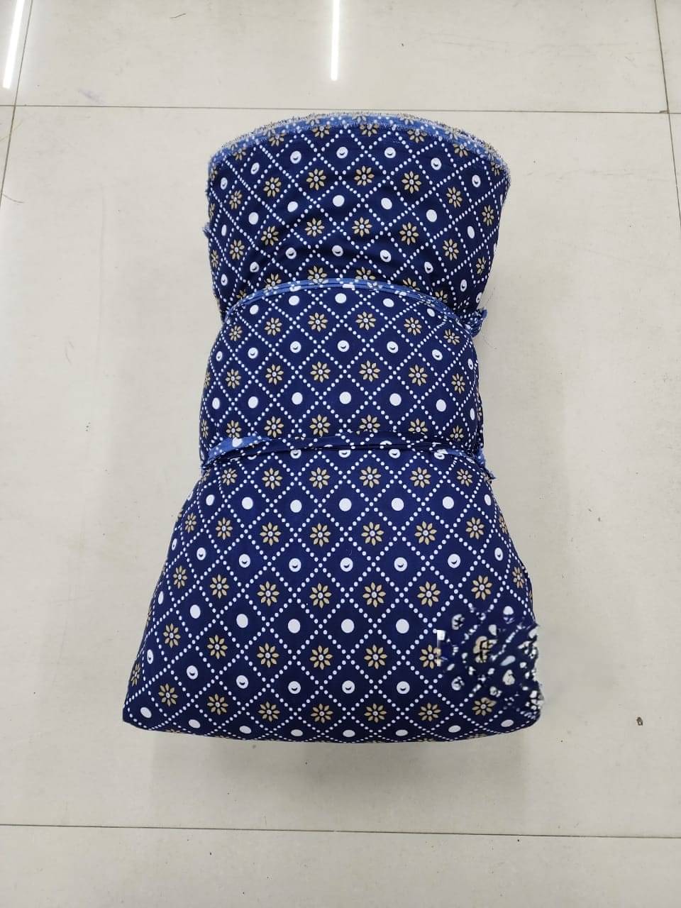    			MK Fashion Women Crepe Unstitched Dress Material ( Blue )