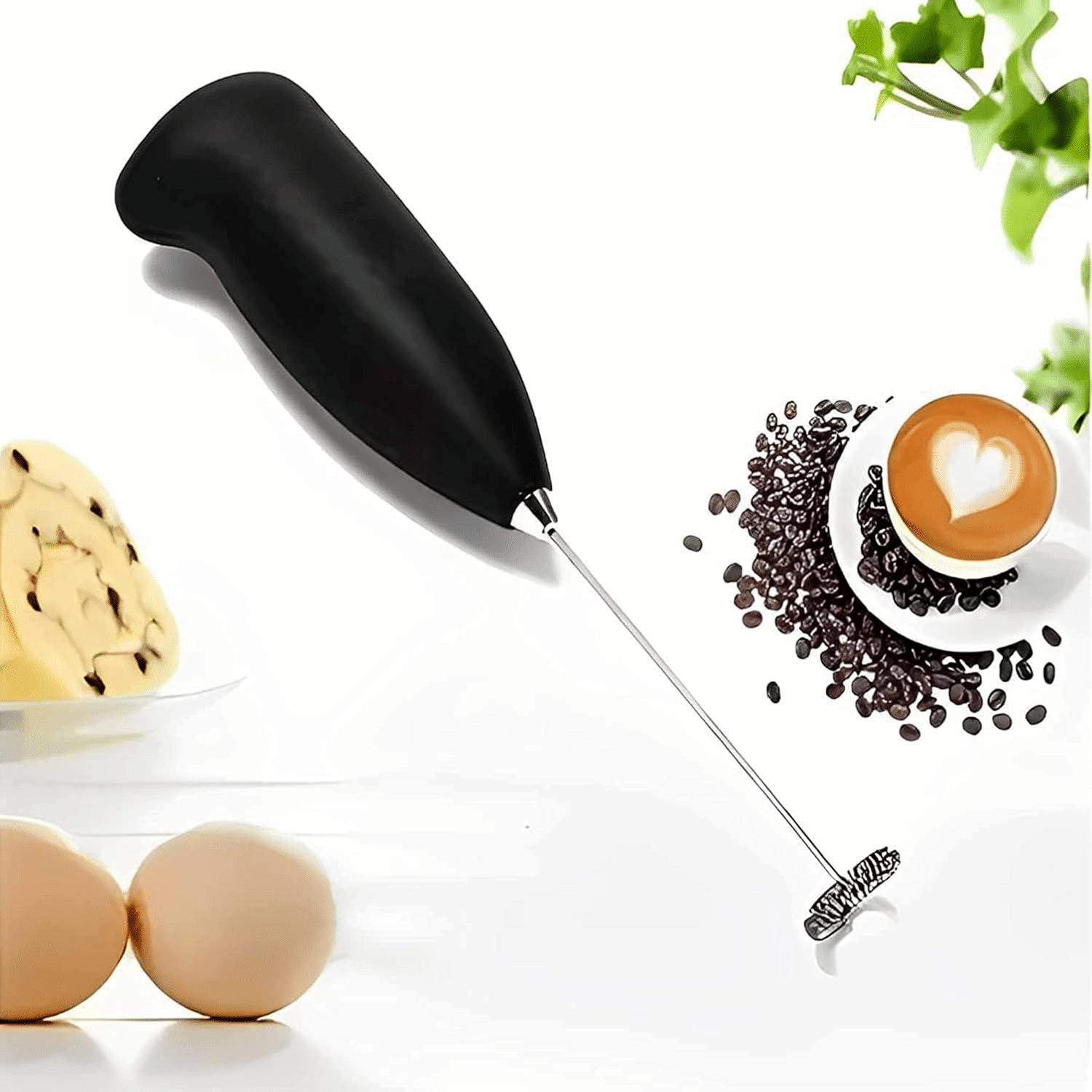     			Milk Wand Mixer Frother for Latte Coffee Hot Milk, Milk Frother for Coffee, Egg Beater, Hand Blender, Coffee Beater