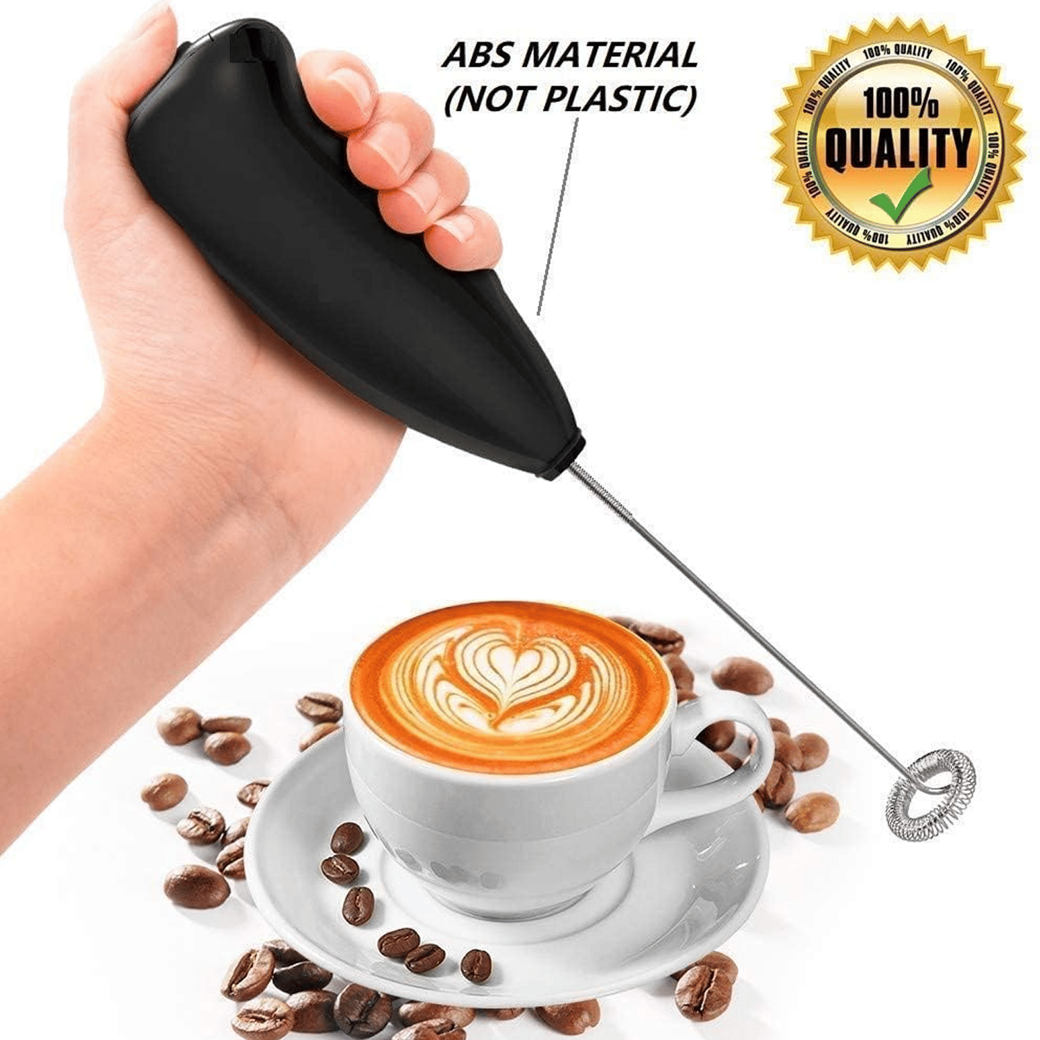 Milk Wand Mixer Frother for Latte Coffee Hot Milk, Milk Frother for Coffee, Egg Beater, Hand Blender, Coffee Beater Milk Wand Mixer Frother for Latte Coffee Hot Milk, Milk Frother for Coffee, Egg Beater, Hand Blender, Coffee Beater
