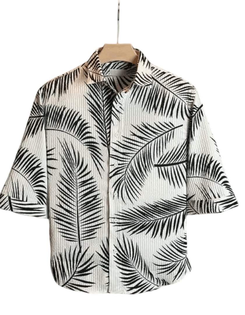     			PALKAANO Corduroy Regular Fit Solids 3/4th Sleeves Men's Casual Shirt - White ( Pack of 1 )