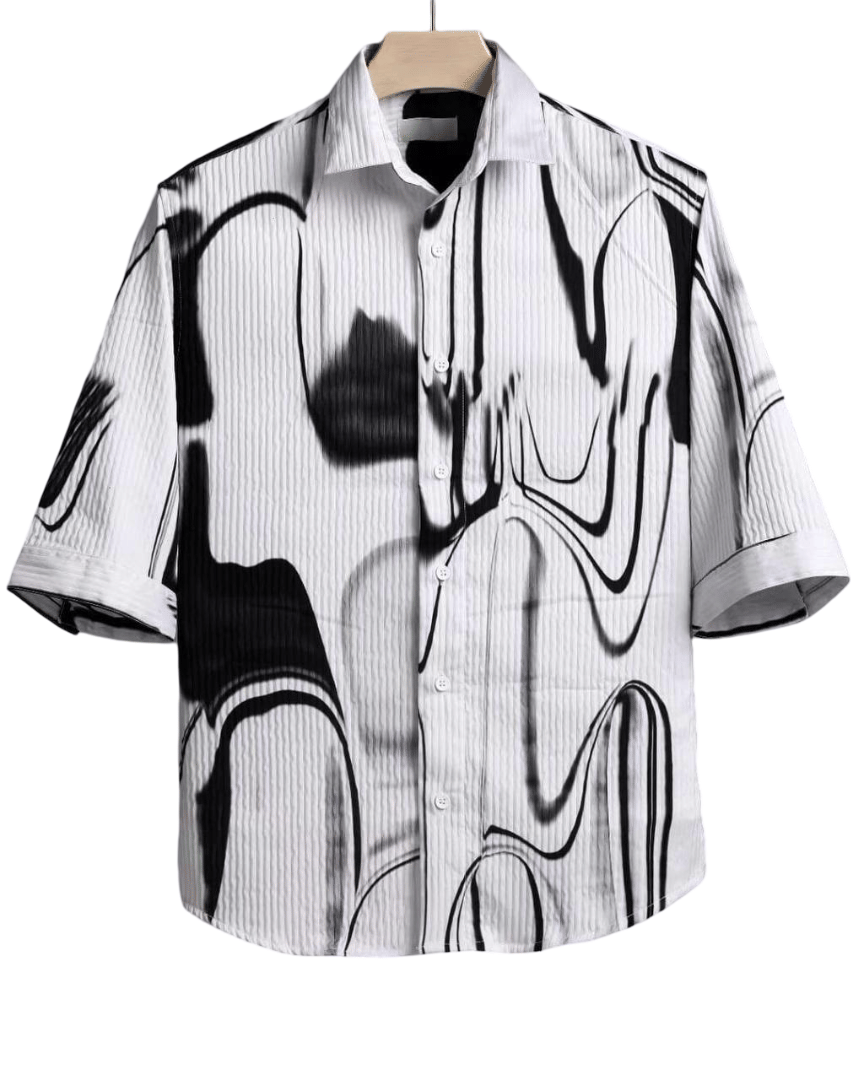     			PALKAANO Corduroy Regular Fit Solids 3/4th Sleeves Men's Casual Shirt - White ( Pack of 1 )