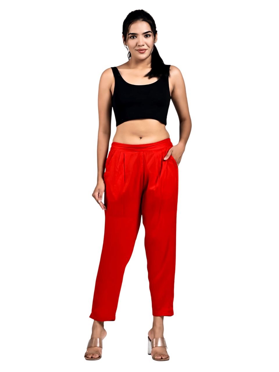     			PXS Pack of 1 Cotton Women Patiala Salwar ( Red )