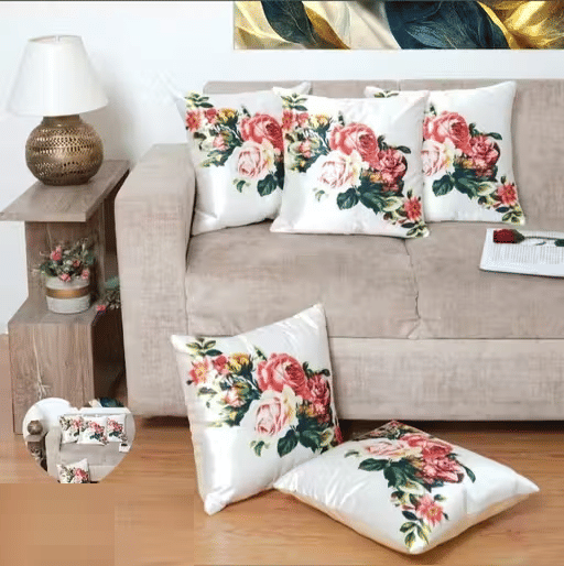     			R2H2 - Pack of 5 Others Abstract Regular Pillow Cover ( 40.64 cm(16) x 40.64 cm(16) ) - Multi