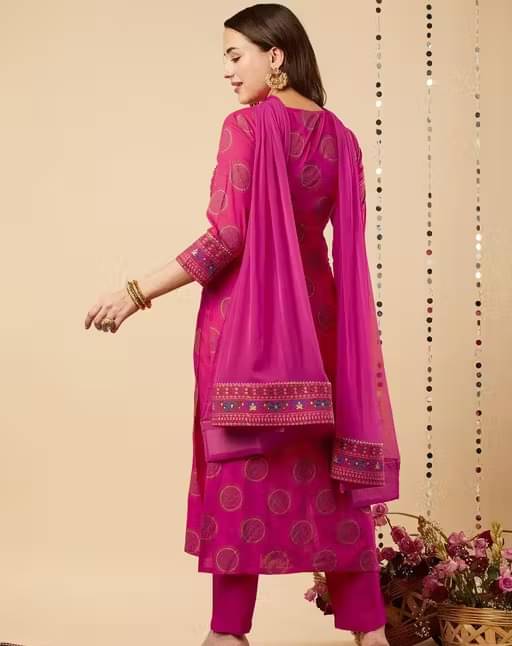     			RPD FASHIOB Women Cotton Printed Straight Kurti With Pants ( Red )