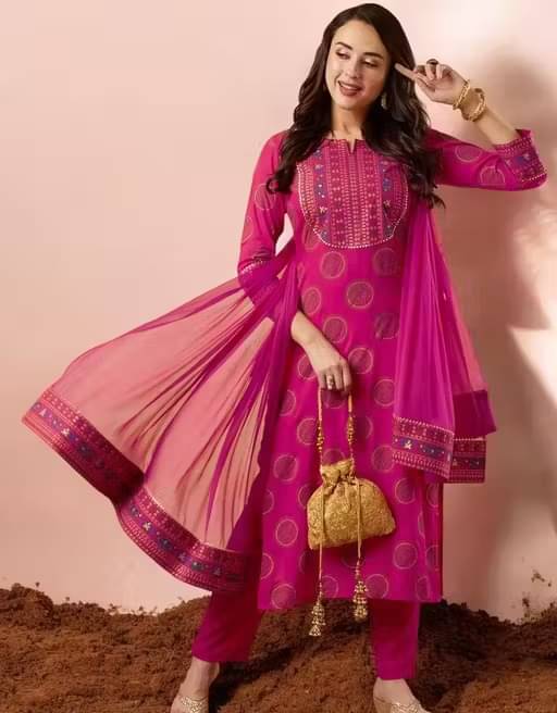 RPD FASHIOB Women Cotton Printed Straight Kurti With Pants ( Red )     			RPD FASHIOB Women Cotton Printed Straight Kurti With Pants ( Red )