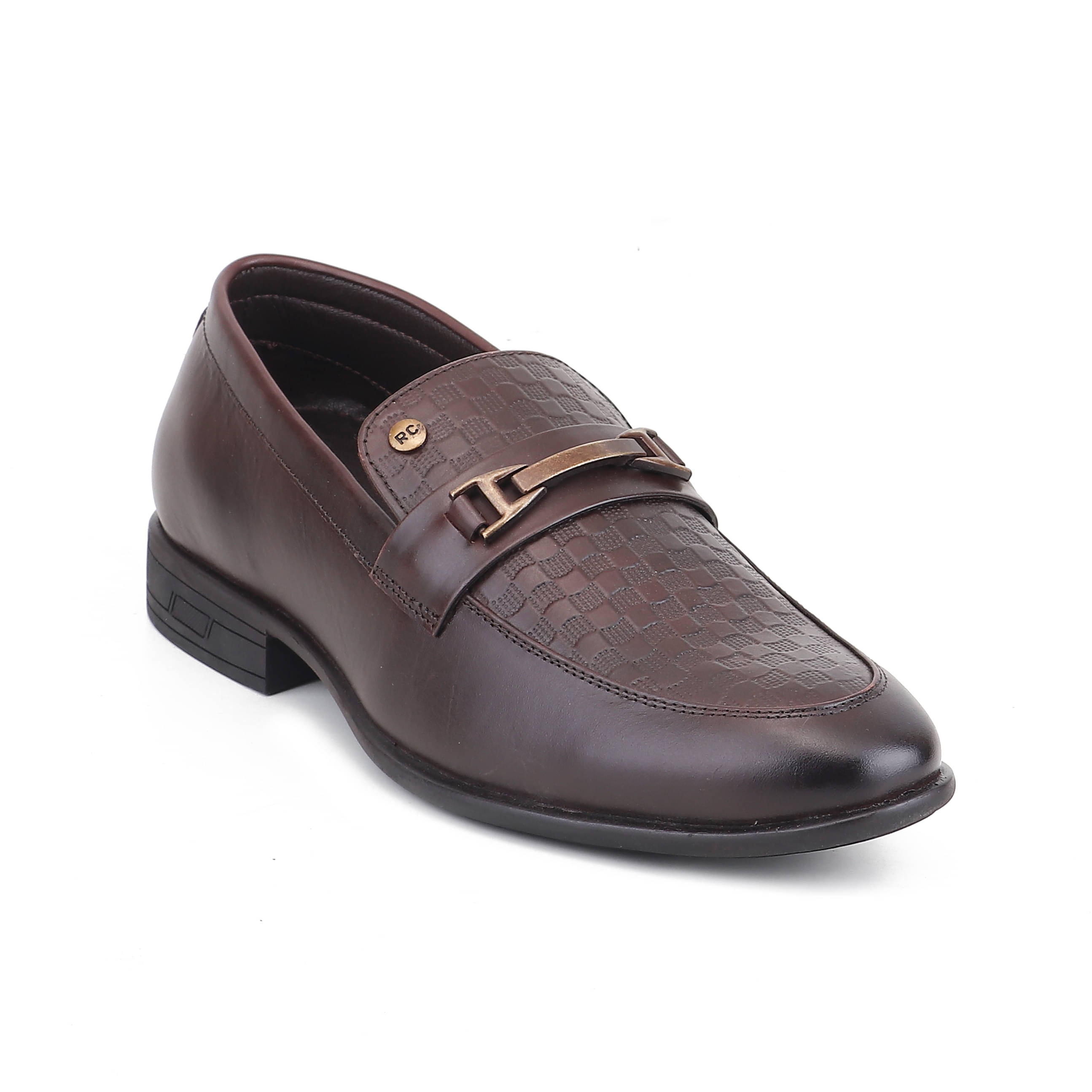     			Red Chief Brown Men's Slip On Formal Shoes