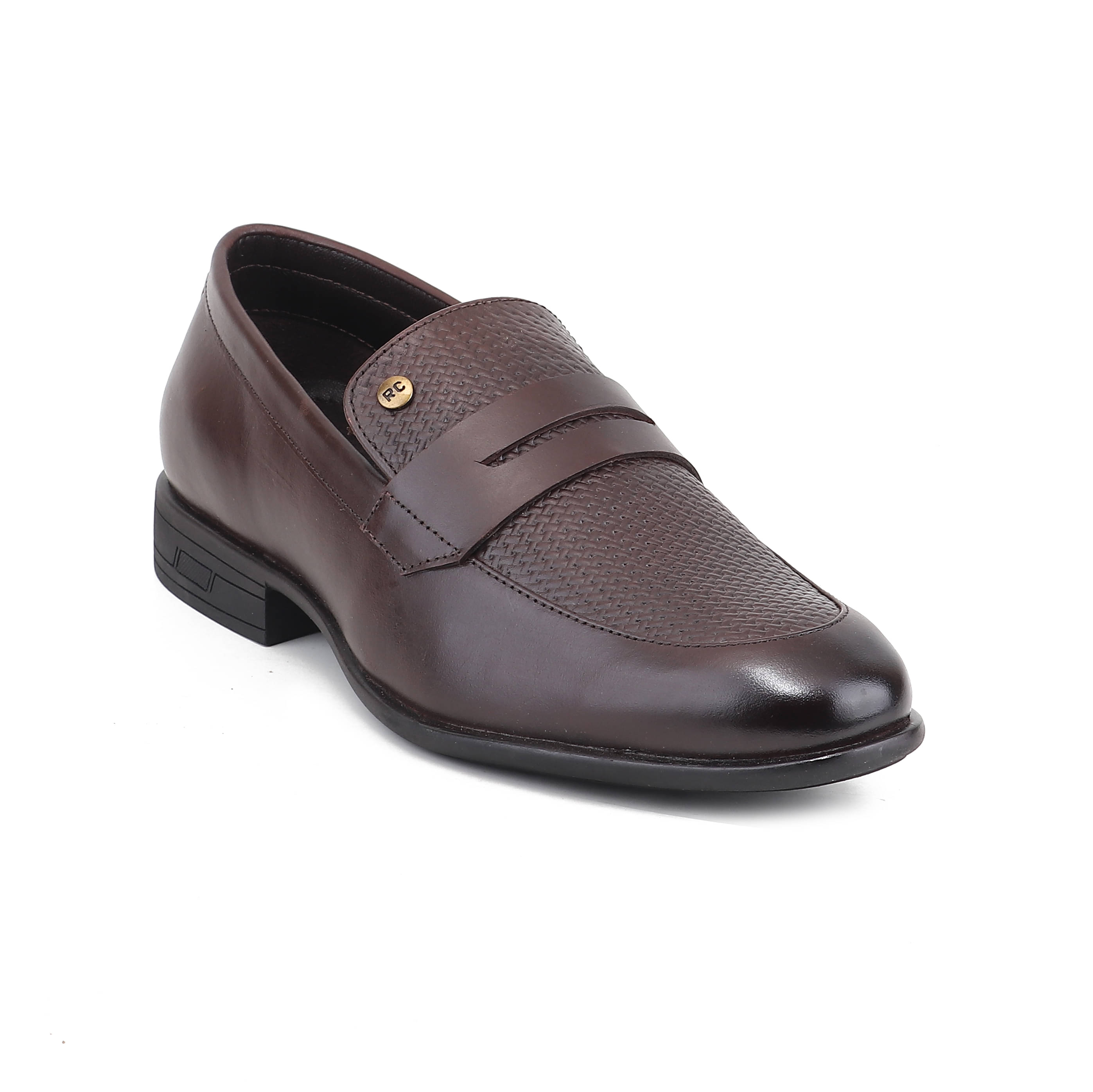     			Red Chief Brown Men's Slip On Formal Shoes