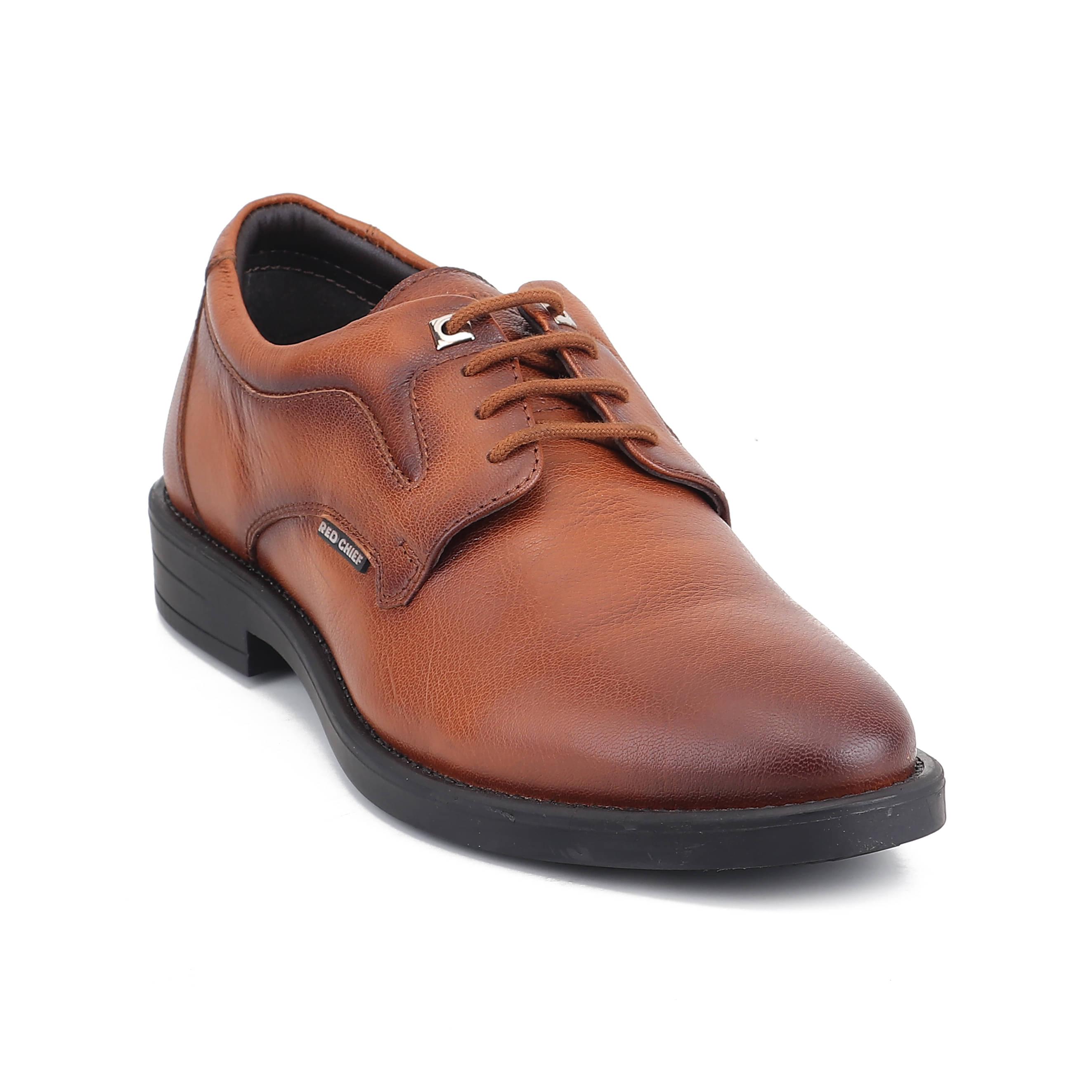     			Red Chief Tan Men's Derby Formal Shoes