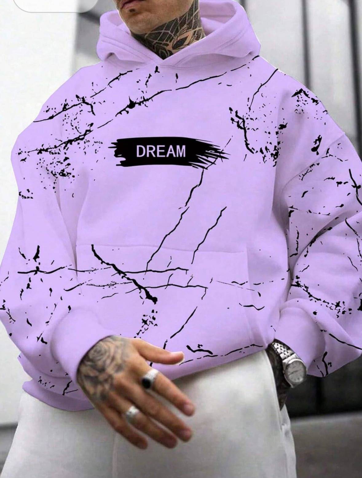     			SPAB Fleece Hooded Men's Sweatshirt - Purple ( Pack of 1 )