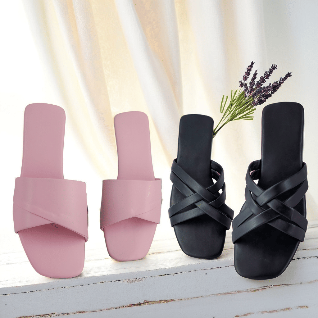     			Sayera Black Women's Flats