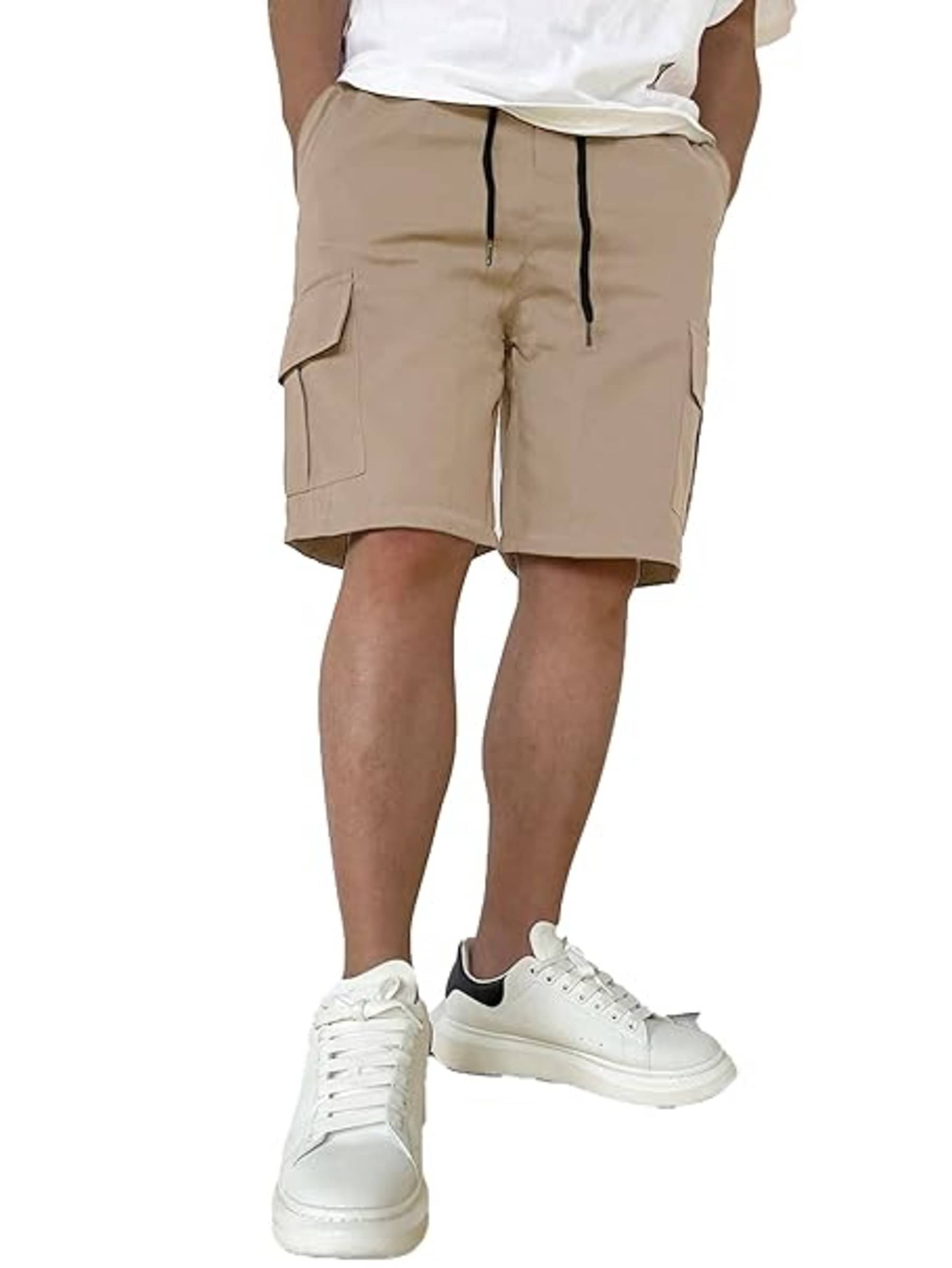     			Shine n Show Beige Cotton Men's Shorts ( Pack of 1 )