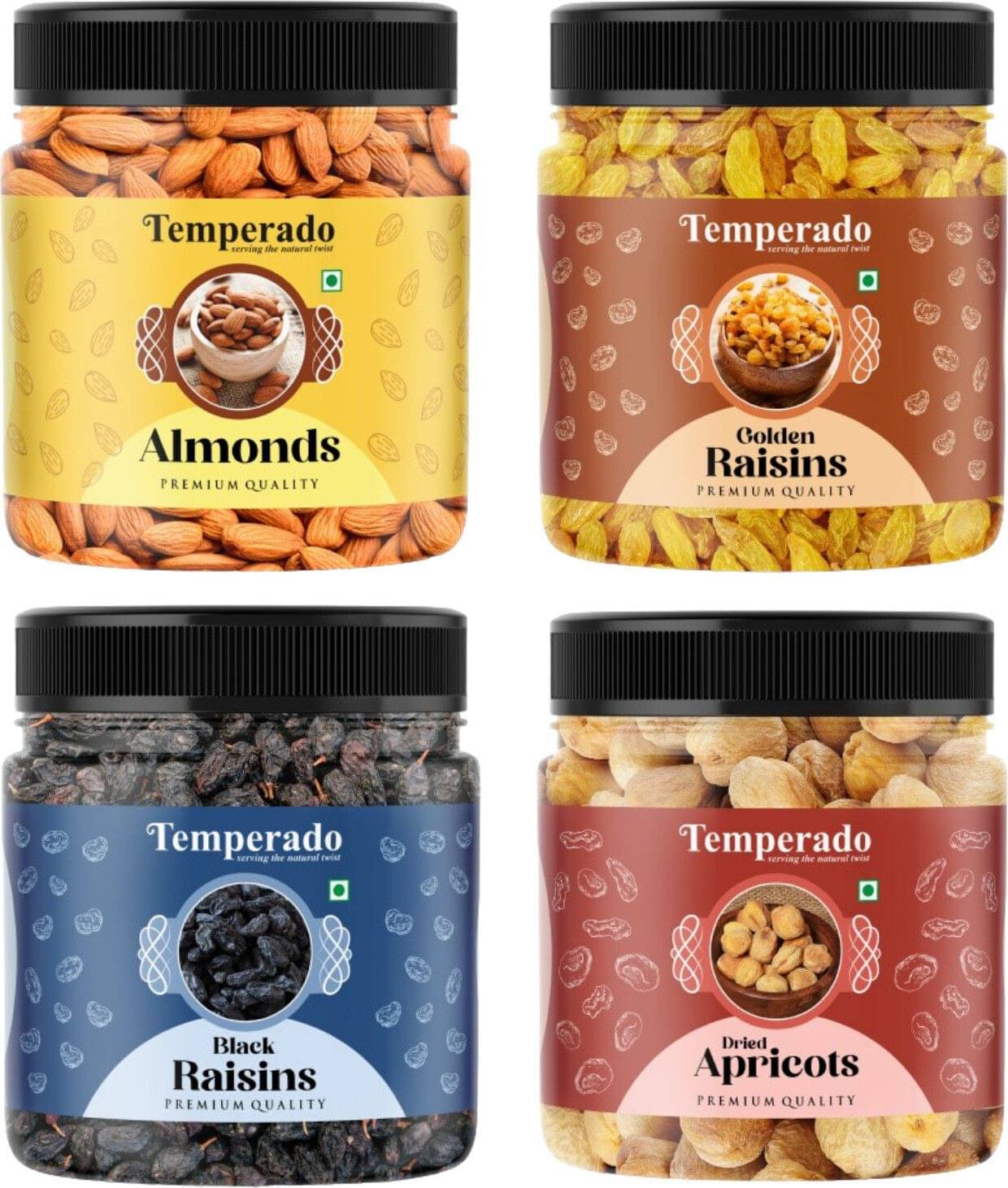     			Temperado Almond (Badam) 100 g Pack of 3