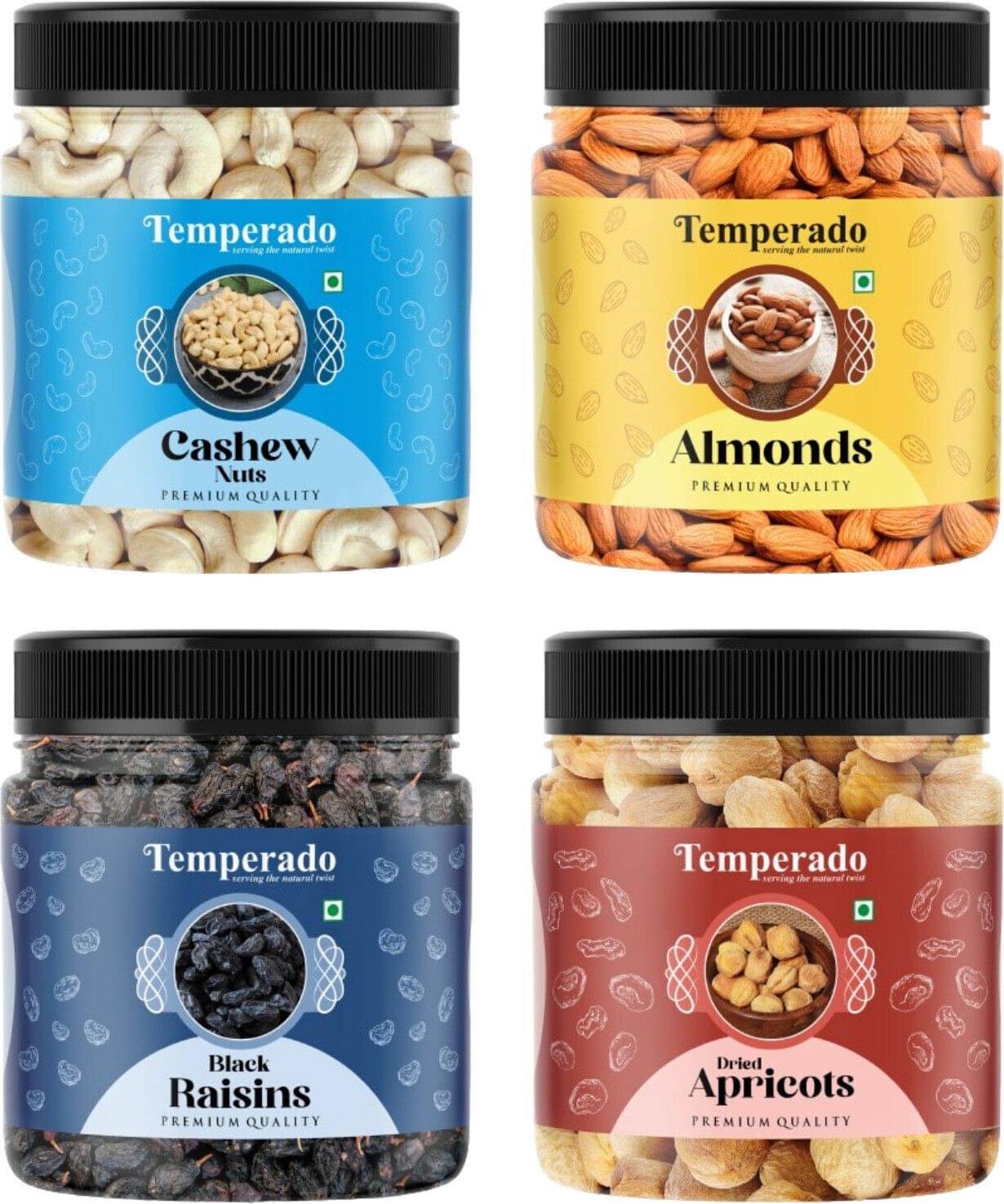     			Temperado Cashew nut (Kaju) 100 g Pack of 3