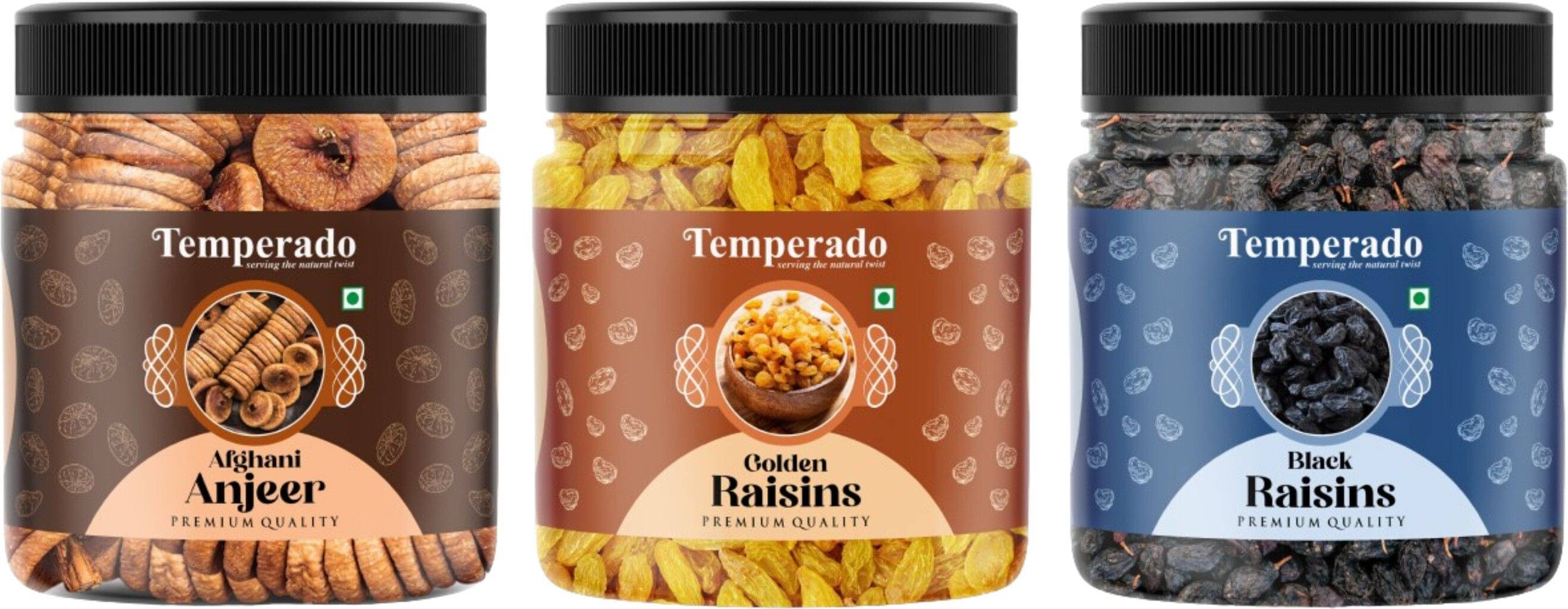     			Temperado Raisin (Kishmish) 100 g Pack of 3