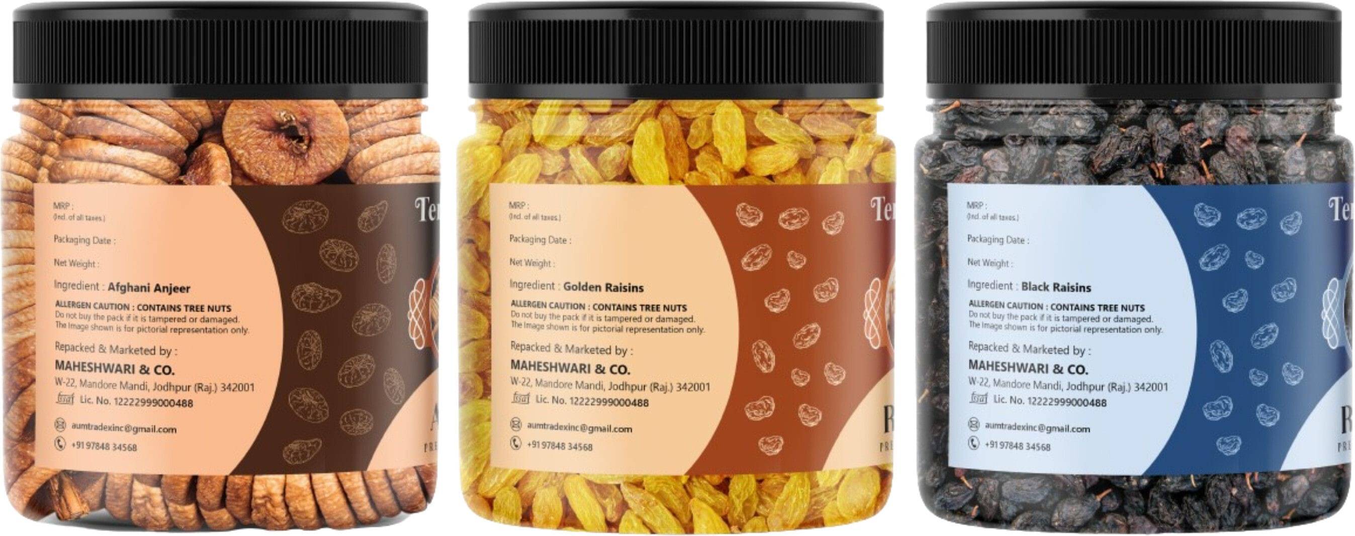    			Temperado Raisin (Kishmish) 250 g Pack of 3