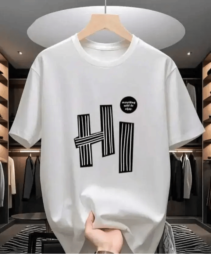     			Texorapparel Men Polyester Regular Fit Printed T-Shirt ( White )