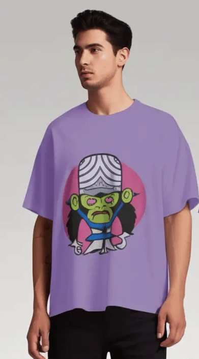     			Texorapparel Men Polyester Regular Fit Printed T-Shirt ( Lavender )