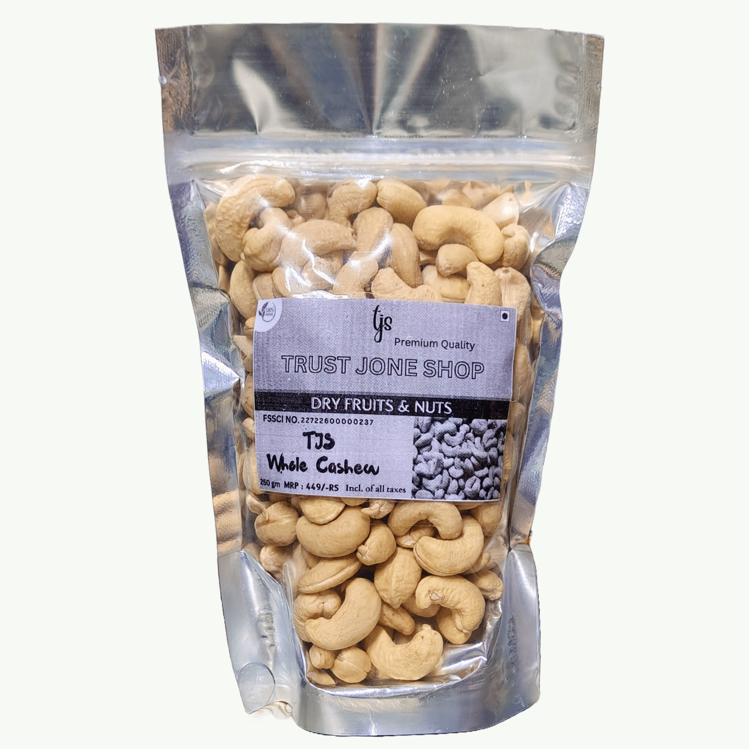     			Trust Jone Shop Cashew nut (Kaju) 250 g