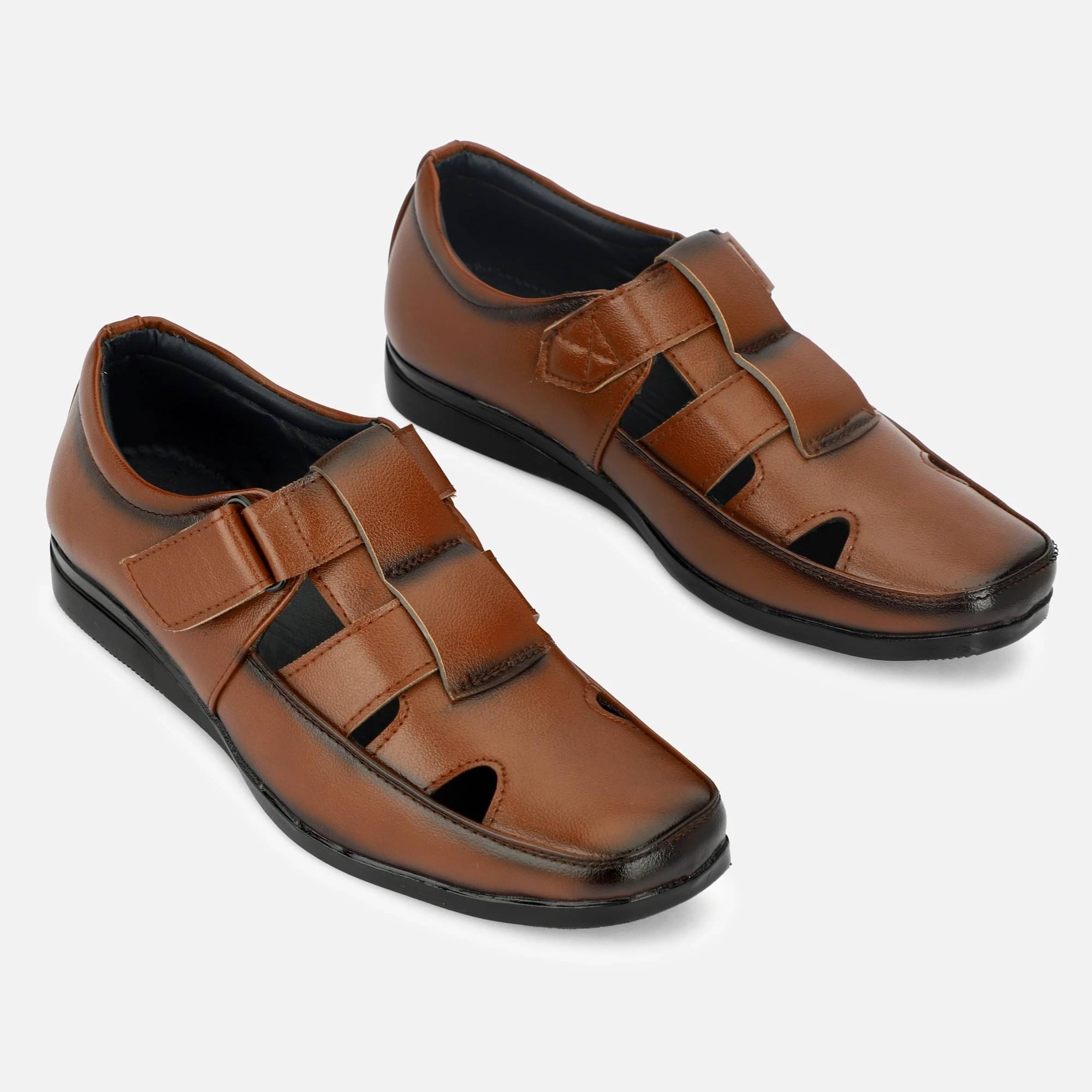     			VOBLAND - Tan Men's Sandals