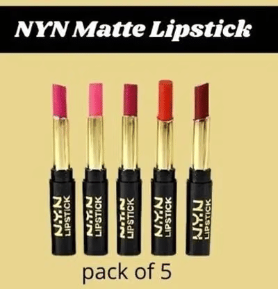 Venus Traders Multi Matte Long Lasting Crayon Lipstick ( Pack of 5 ) Venus Traders Multi Matte Long Lasting Crayon Lipstick ( Pack of 5 )