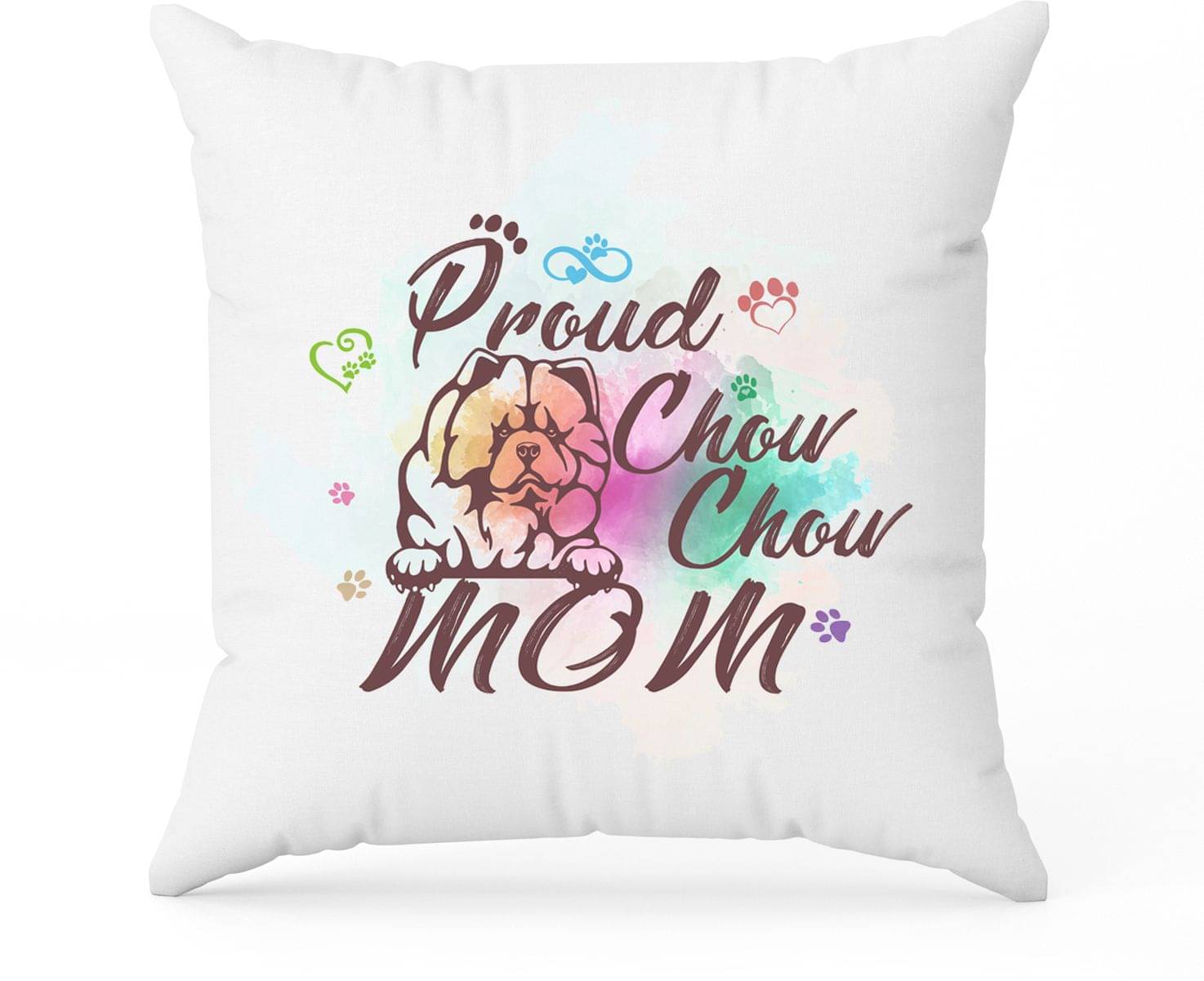    			Vihaan Fashions Set of 1 Polyester Graphic Square Cushion Cover (30X30)cm - Multi
