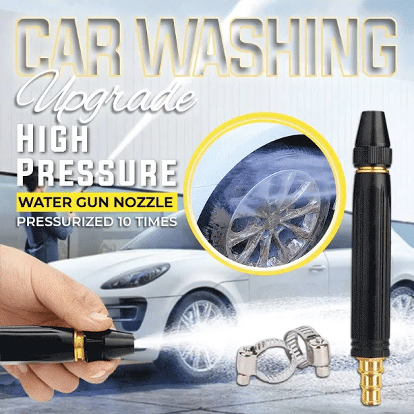 Water Spray Gun For Car Wash Bike Washing Gun For 1/2" Hose Pipe High Pressure Water Guns Nozzle Adjustable Car Washer Gun Brass Jet Water Spray Nozzle For Garden With 3 Connecter     			Water Spray Gun For Car Wash Bike Washing Gun For 1/2" Hose Pipe High Pressure Water Guns Nozzle Adjustable Car Washer Gun Brass Jet Water Spray Nozzle For Garden With 3 Connecter