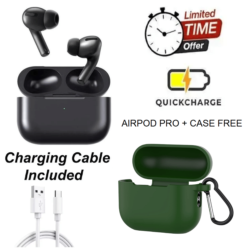     			buds with Charging Case, Free Protective Silicone Cover, QuickCharge Support,  Deep Bass, Bluetooth Headset with Mic, Cable Included Combo Offer
