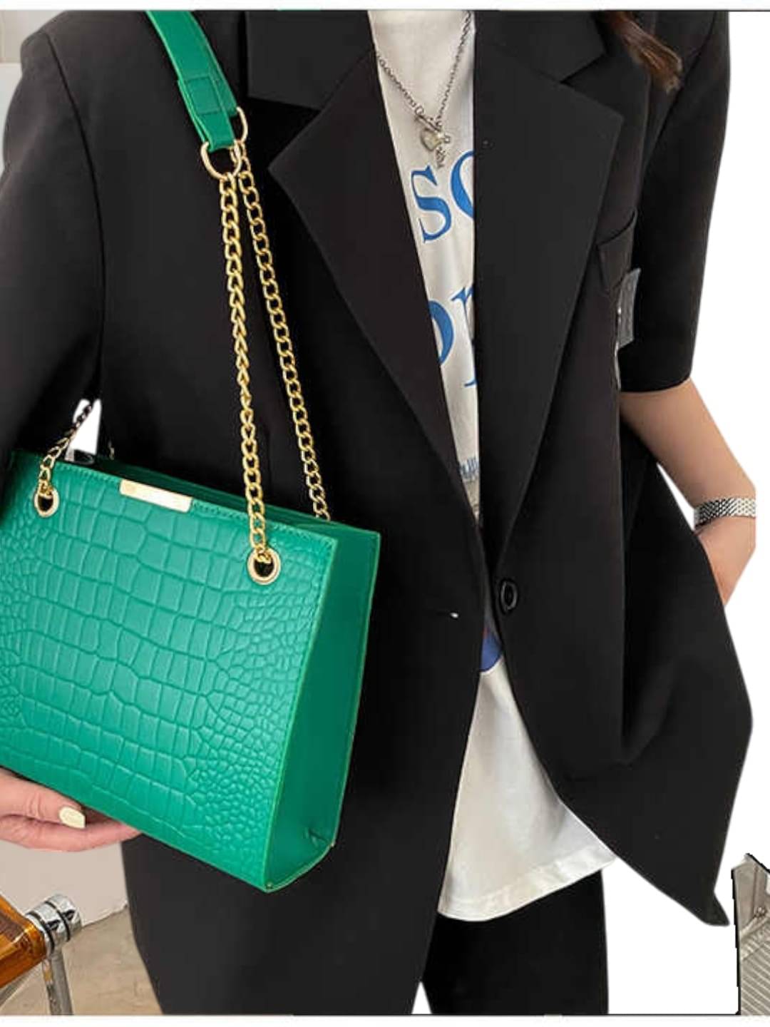     			gufrina Shoulder Bag PU Set of 1 ( Green )