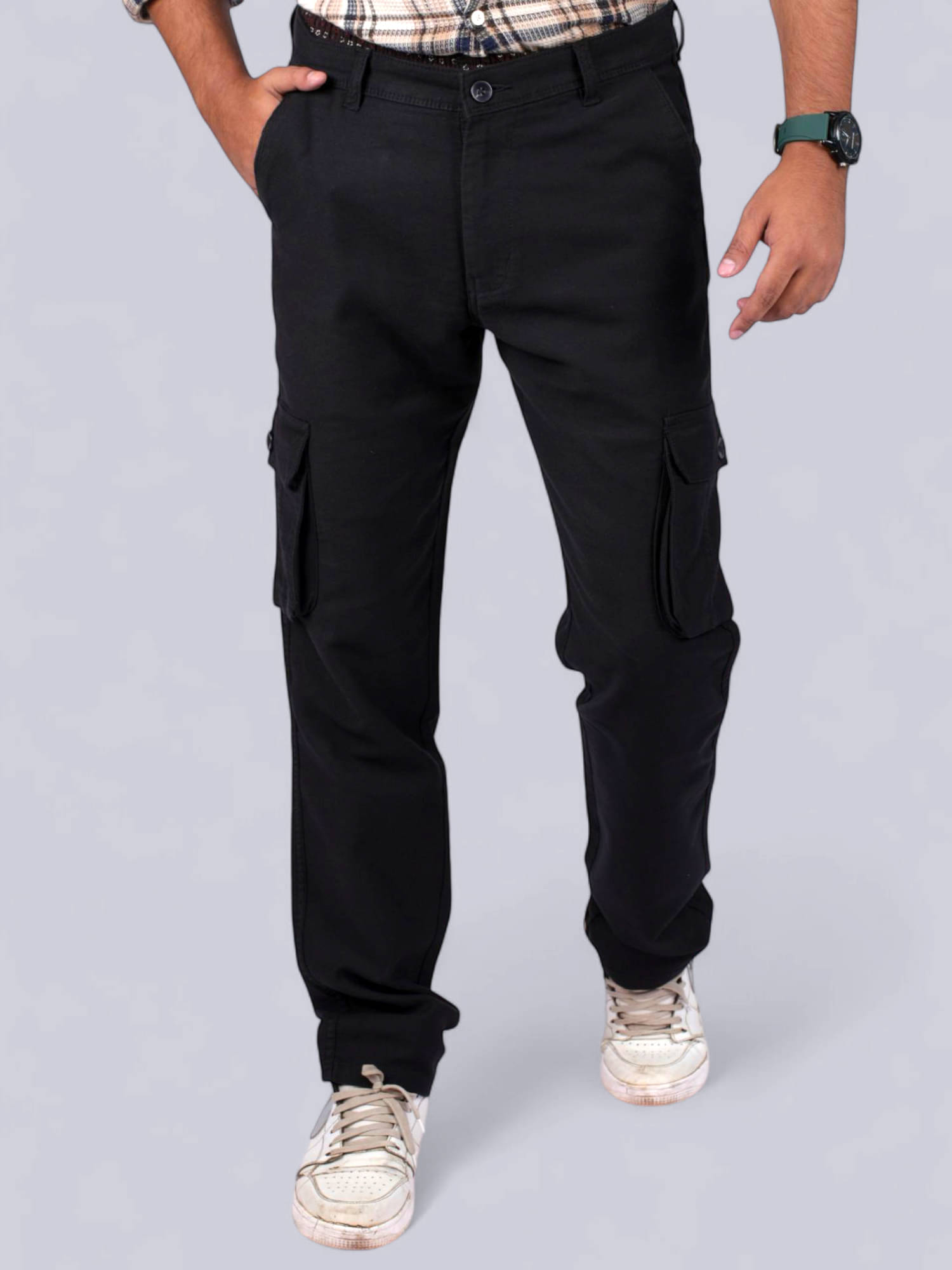     			plounge Regular Fit Jogger Men's Jeans - Black ( Pack of 1 )