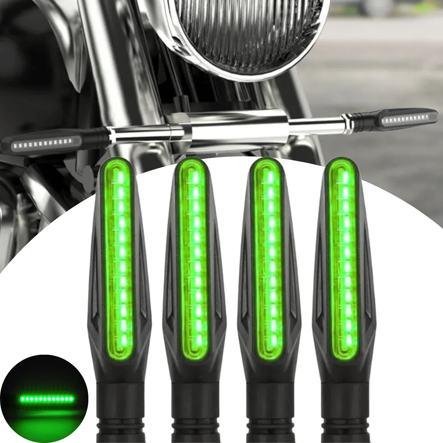     			AKSMIT Rear Bike Indicator For Two Wheelers