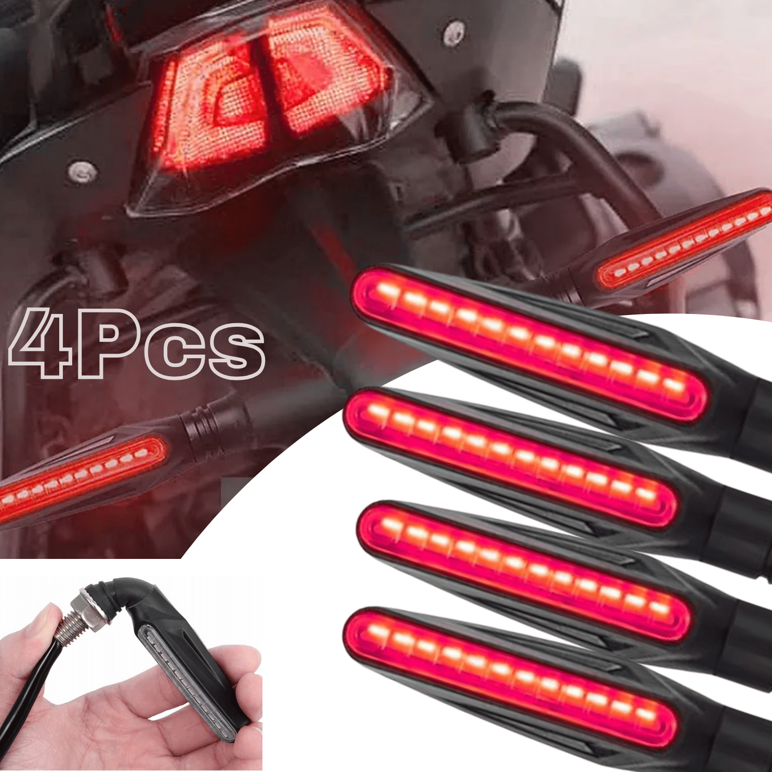 AKSMIT Rear Bike Indicator For Two Wheelers     			AKSMIT Rear Bike Indicator For Two Wheelers