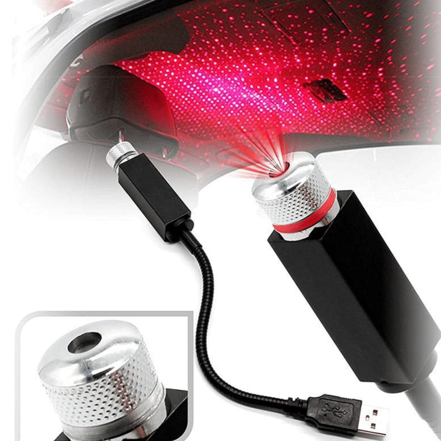     			AKSMIT Red Night Lamp ( Pack of 1 )