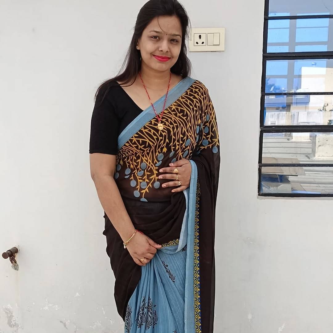 ANAND SAREES Georgette Printed Ilkal Saree With Unstitched Blouse Piece ( BROWN ) ANAND SAREES Georgette Printed Ilkal Saree With Unstitched Blouse Piece ( BROWN )