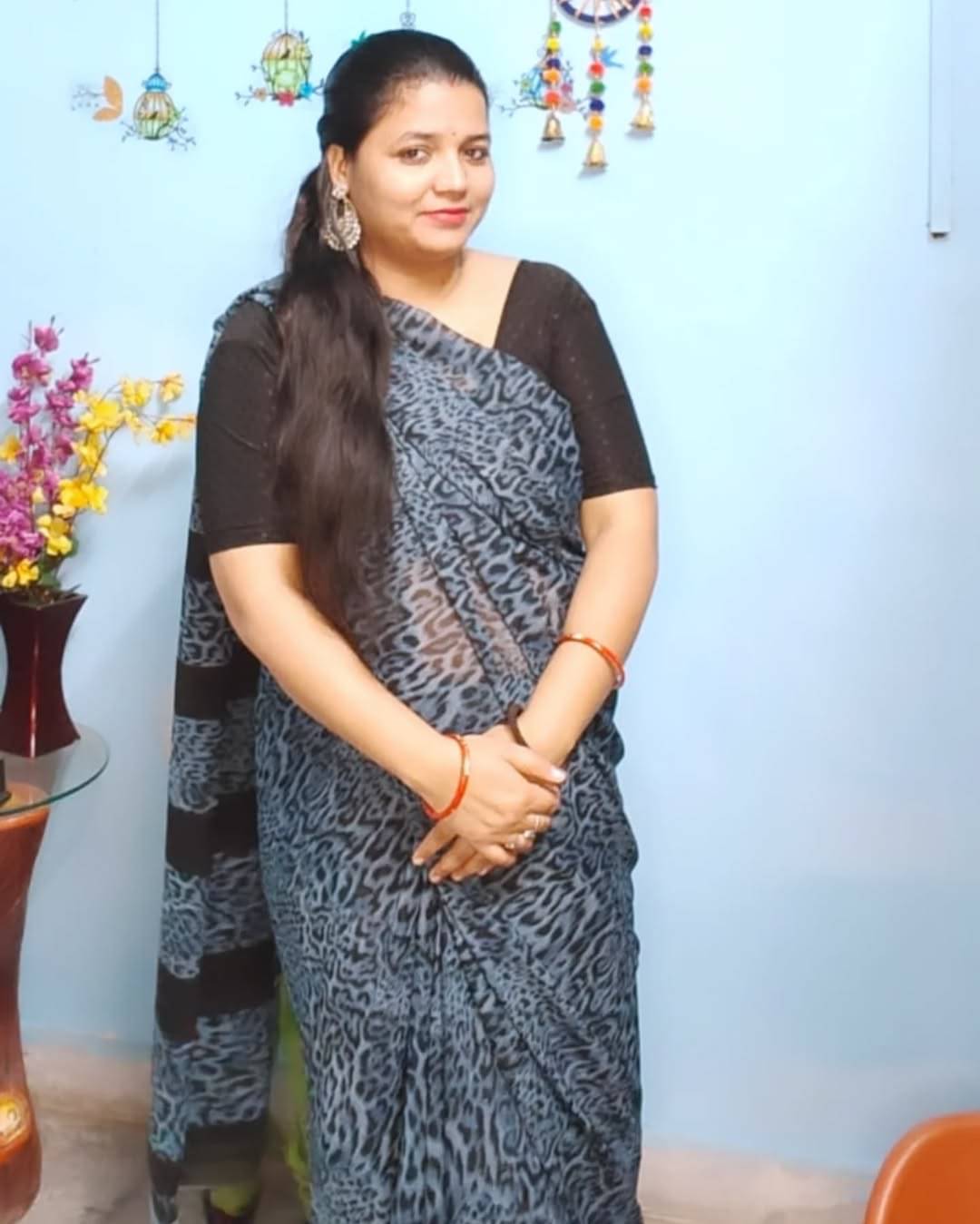 ANAND SAREES Georgette Printed Ilkal Saree With Unstitched Blouse Piece ( grey ) ANAND SAREES Georgette Printed Ilkal Saree With Unstitched Blouse Piece ( grey )