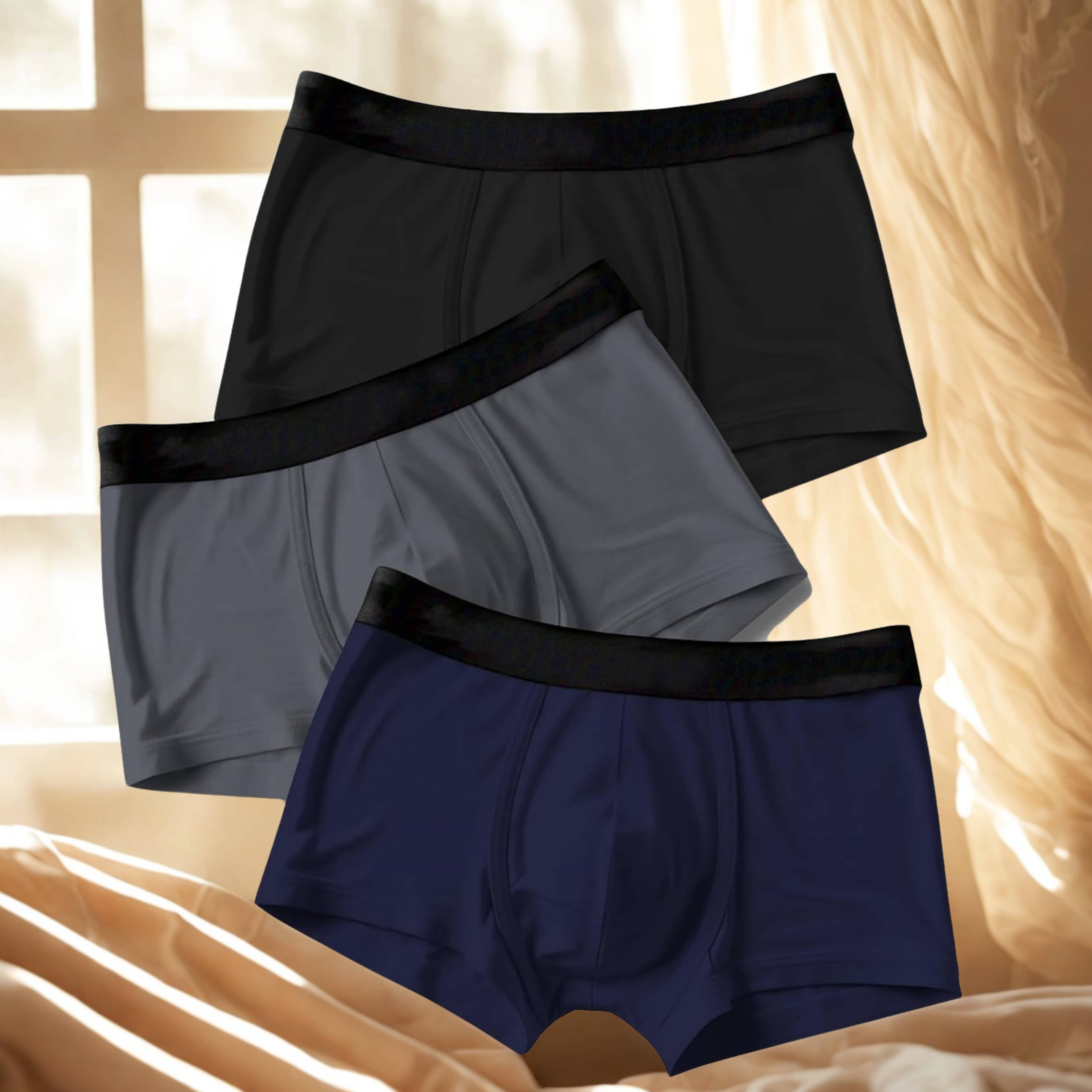 Albatross in Highsky Pack of 3 Cotton Blend Trunks For Men's ( Multicolor ) Albatross in Highsky Pack of 3 Cotton Blend Trunks For Men's ( Multicolor )