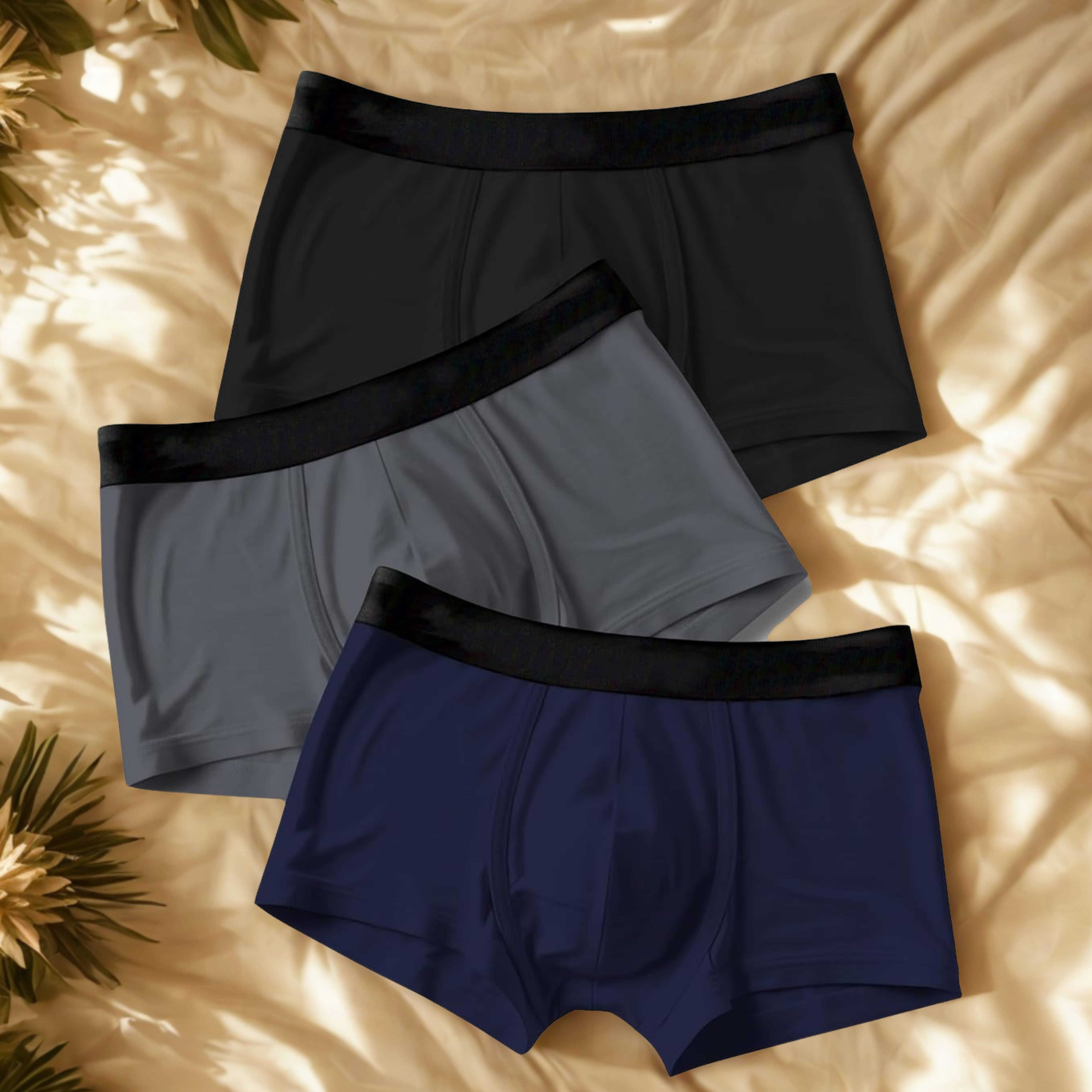 Albatross in Highsky Pack of 3 Cotton Blend Trunks For Men's ( Multicolor ) Albatross in Highsky Pack of 3 Cotton Blend Trunks For Men's ( Multicolor )