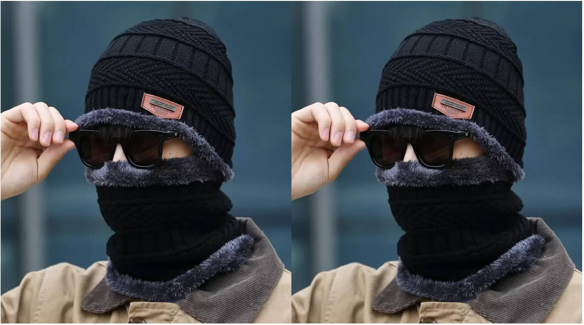 Babji Black Woollen Women's Cap ( Pack of 2 )     			Babji Black Woollen Women's Cap ( Pack of 2 )